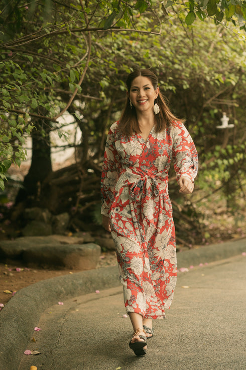 GET SPOTTED SHOP STOCKS BFM x LDG 4: Damaris Premium Robe Dress